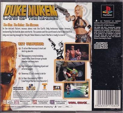 Duke Nukem Land of the Babes - PS1 (B Grade) (Genbrug)